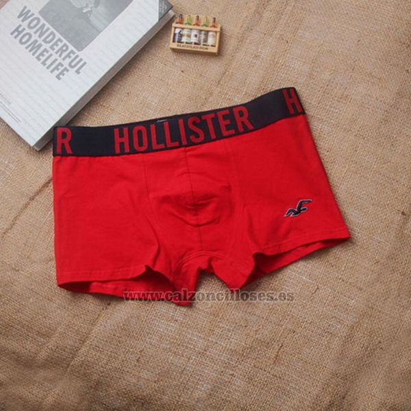 Boxer Hollister Hombre Rojo 